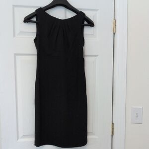 Spense Classic Black Midi Dress
